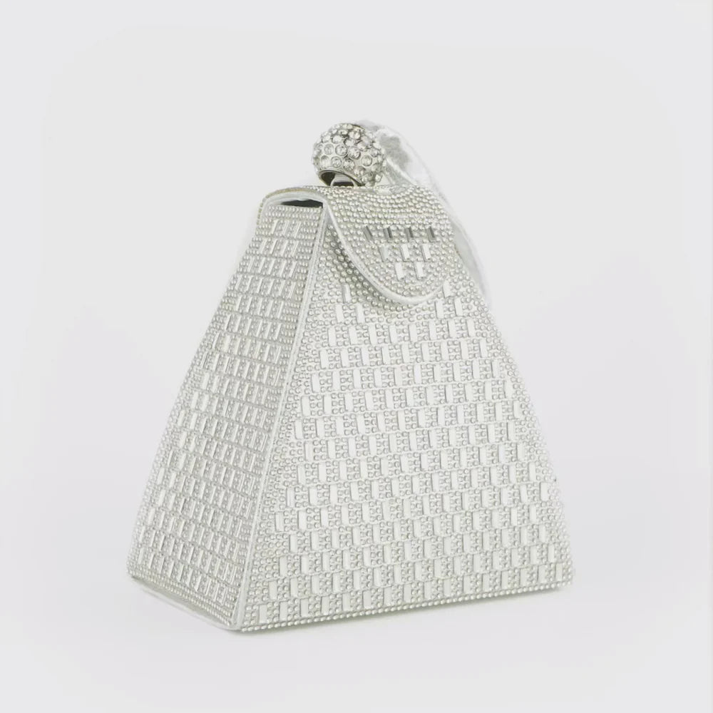 SARAH Crystal Pyramid Handbag