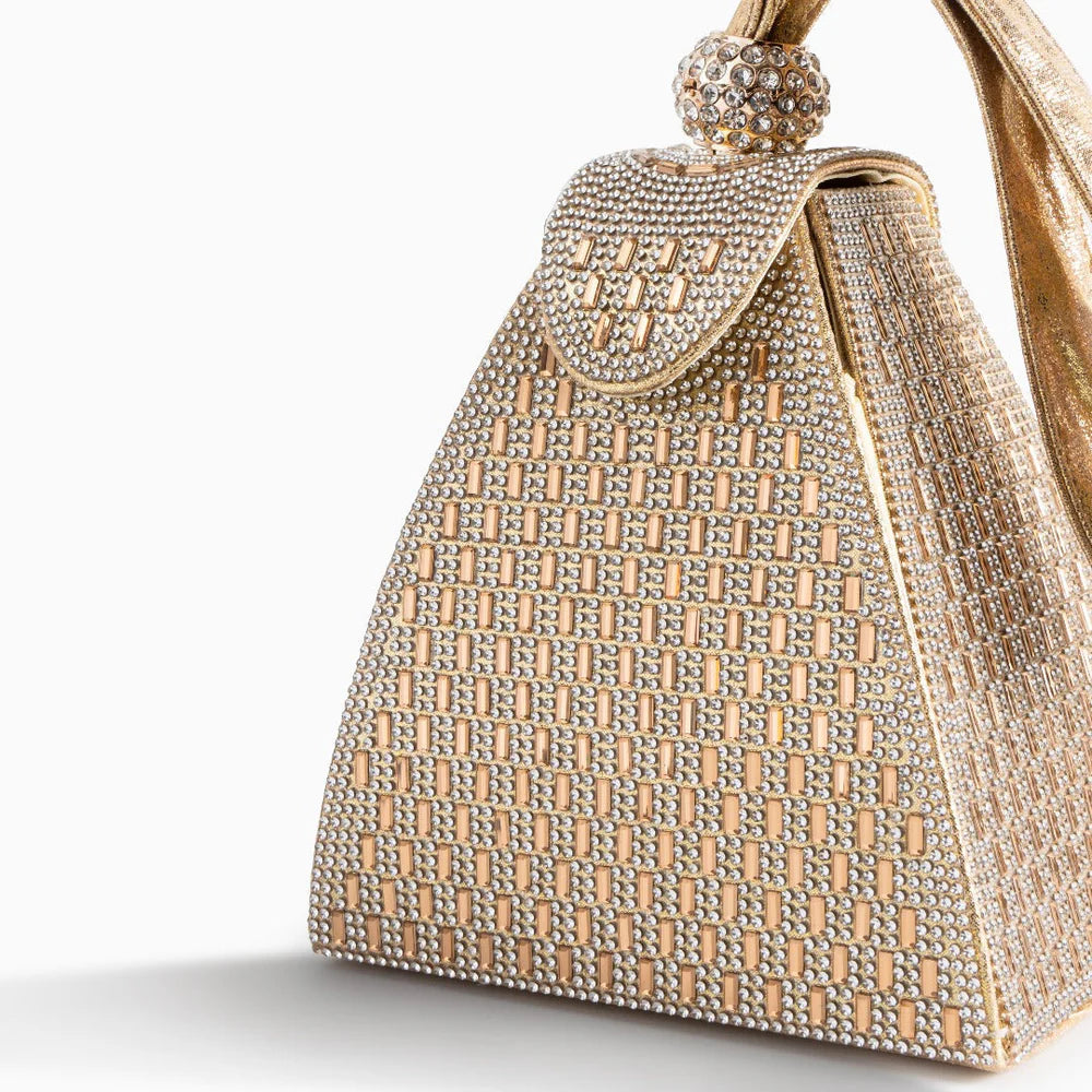 SARAH Crystal Pyramid Handbag