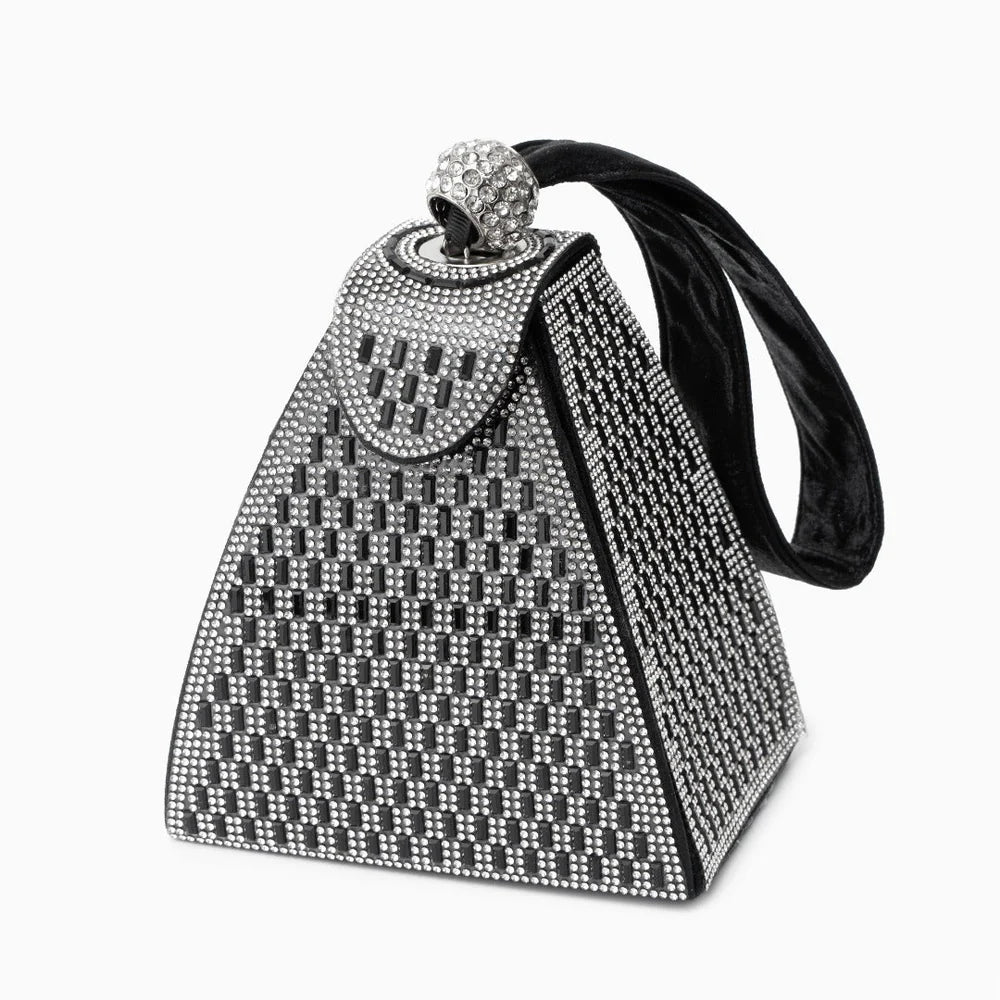 SARAH Crystal Pyramid Handbag