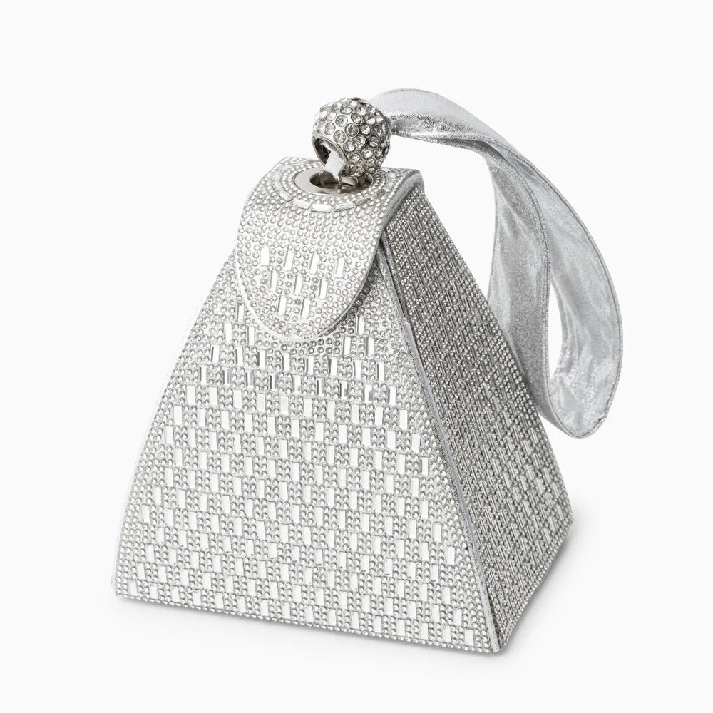 SARAH Crystal Pyramid Handbag